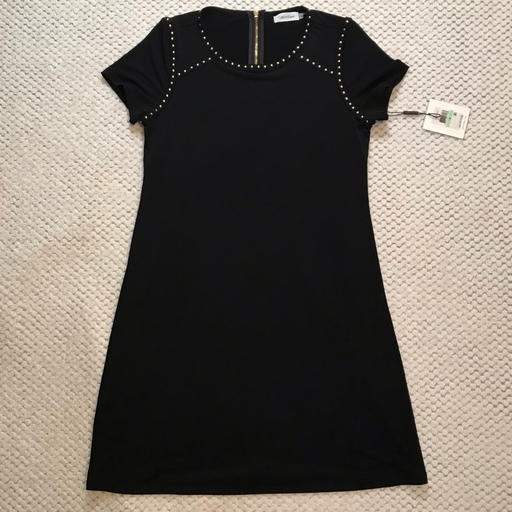 Calvin Klein little black dress size 8